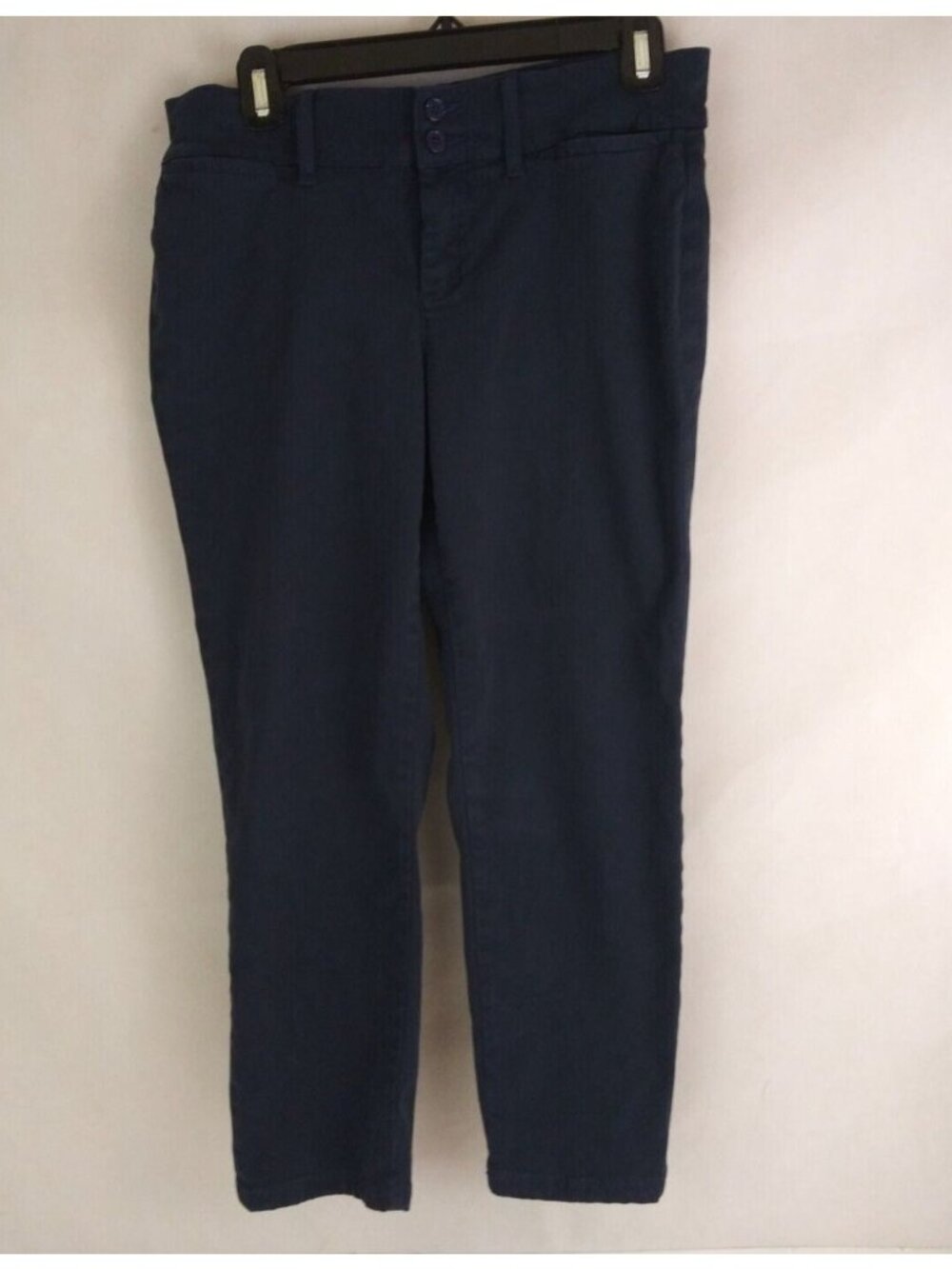 Lila Ryan Women's Straight Leg Dark Blue Dress Pants Slacks Size 8P Inseam 23"